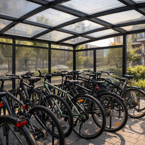 Dlaczego wiaty rowerowe zmieniają sposób, w jaki poruszamy się po mieście?