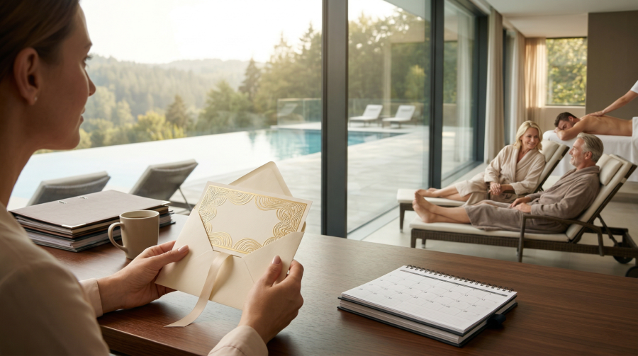 Voucher do hotelu SPA dla dorosłych dla zapracowanych partnerów